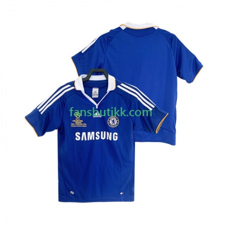 Fotballdrakt Chelsea 2007 2008 Retro Hjemmetrøye Kortermet